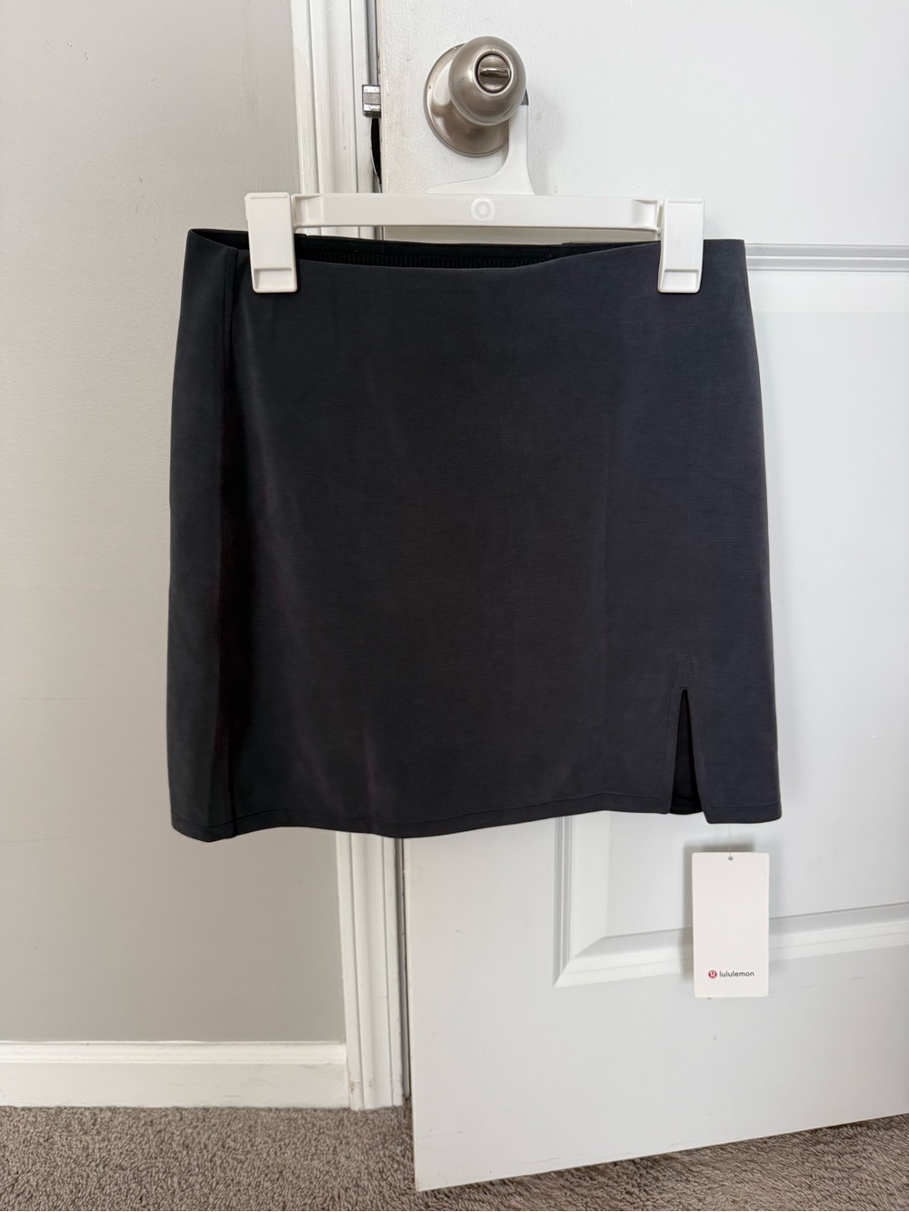 lululemon athletica Black Softstreme High-Rise Mini Skirt NWT